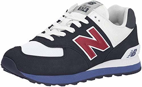 Fashion New Balance 574v2, Zapatillas para Hombre, Rojo