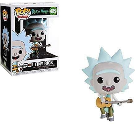 Moda Funko Rick & Morty Pop Tiny Rick w/Guitarra, Multicolor, Est