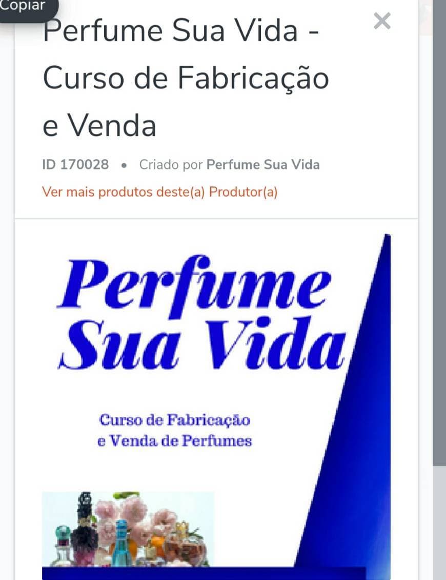 Moda Fabricação de perfume