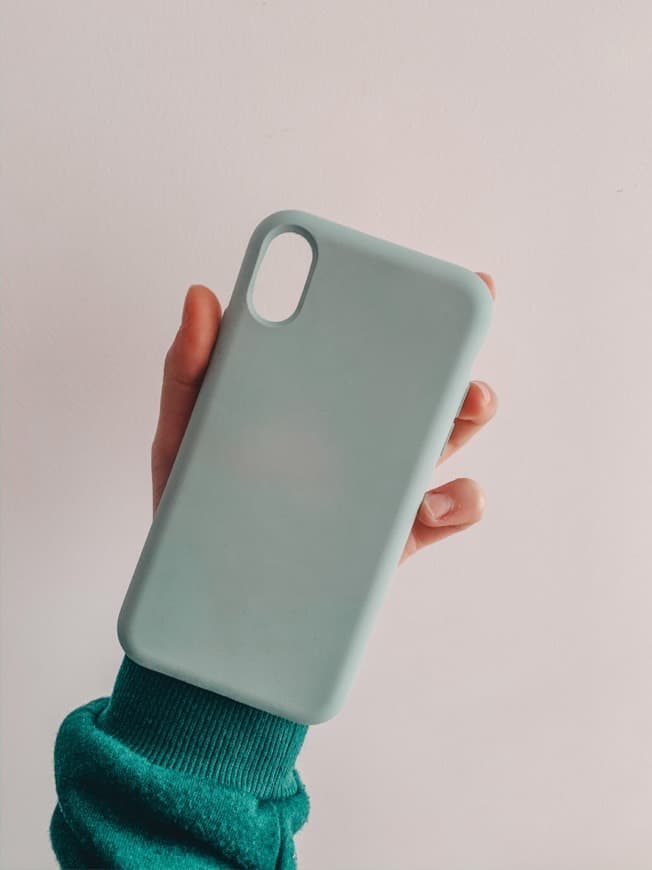 Moda Capa iPhone XR verde água 