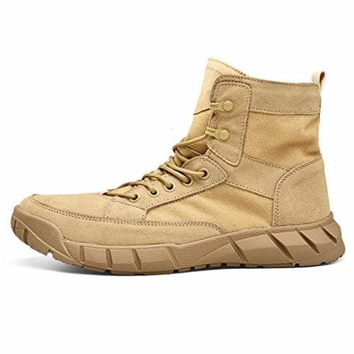 Product VAN+ Los Hombres Tactical Boots Comando de Combate Botas de Cuero Antideslizante