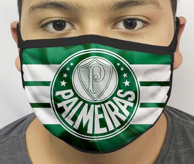 Moda Máscara proteção Palmeiras