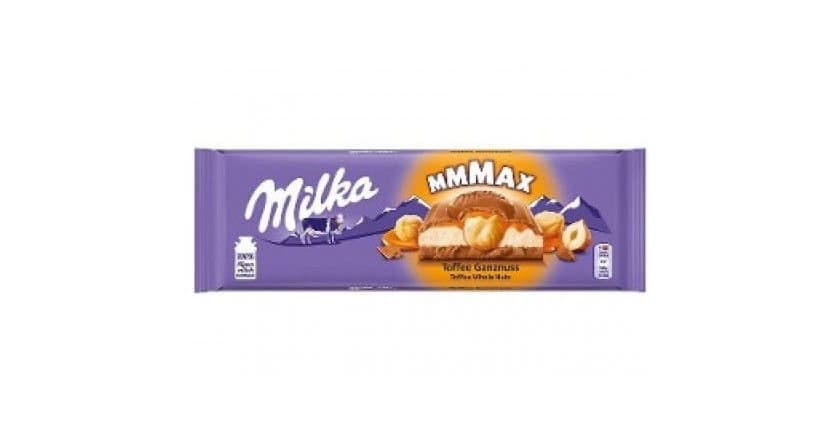 Product Milka caramelo e avelã 