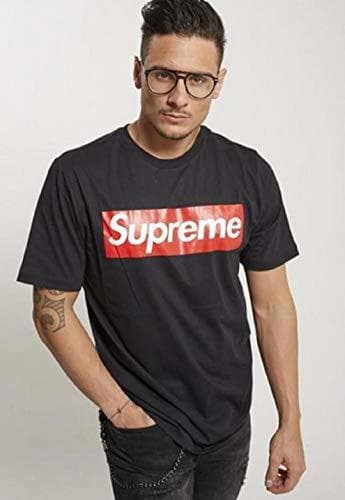 Fashion Supreme Camiseta Black Boxlogo Rojo M