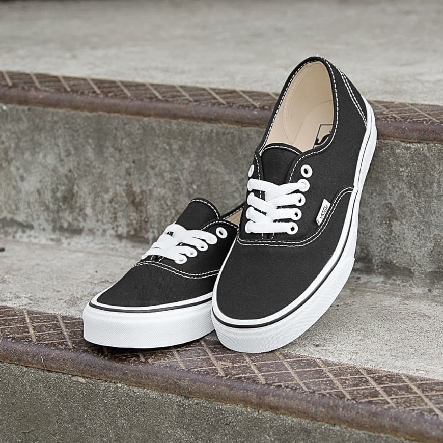 Moda Vans Authentic, Zapatillas de Lona Unisex, Negro