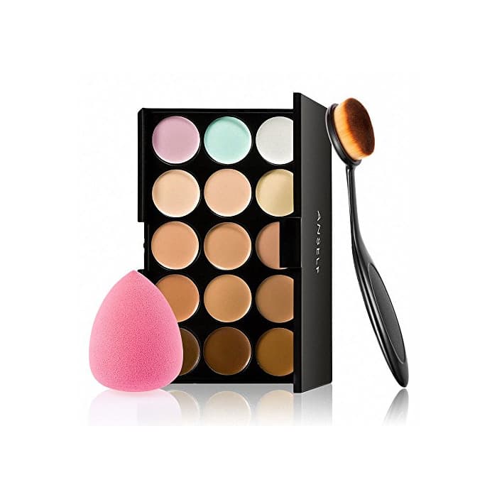 Product Anself - Set de Paleta de Corrector de Maquillaje 15 Colores