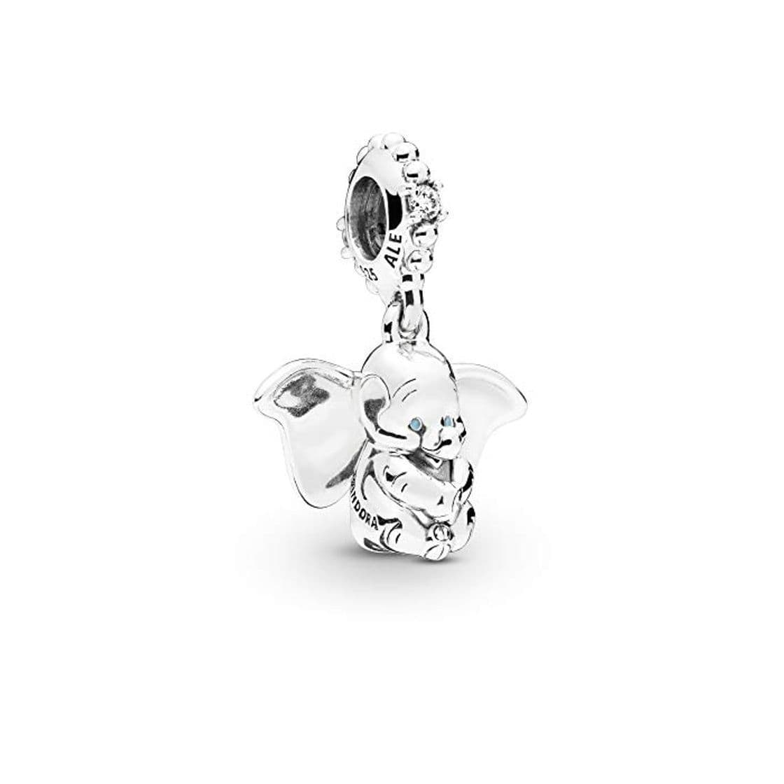 Moda Pandora Mujer Plata fina 925 plata redonda Clear Cubic Zirconia