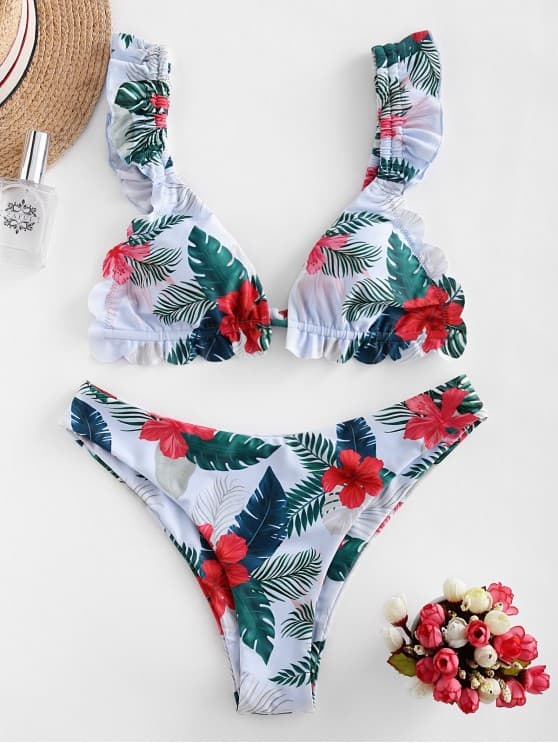 Product Bikini Flower Palm-Zaful