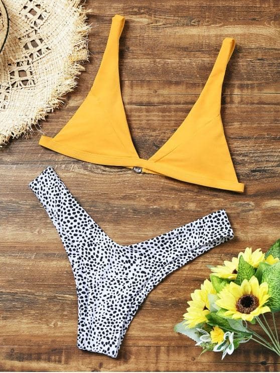 Product Bikini Leopard High Cut-Zaful