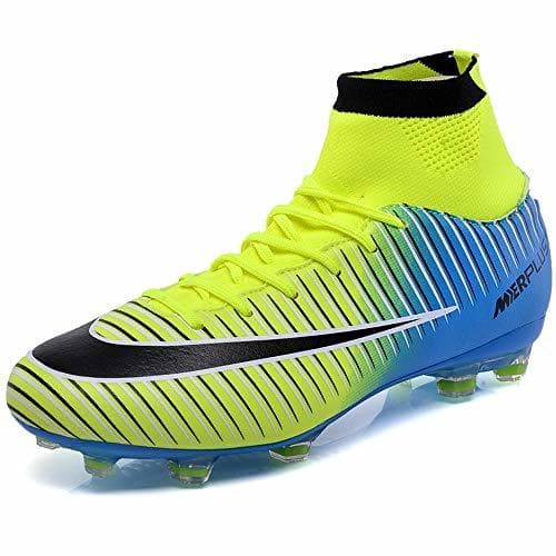 Fashion BOLOG Zapatos de Fútbol Hombre Spike Aire Libre Profesionales Atletismo Training Botas