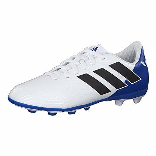 Place Adidas Nemeziz Messi 18.4 FxG J, Botas de fútbol Unisex niño, Blanco