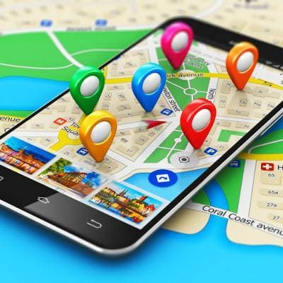 App Google Maps - trafico y comida