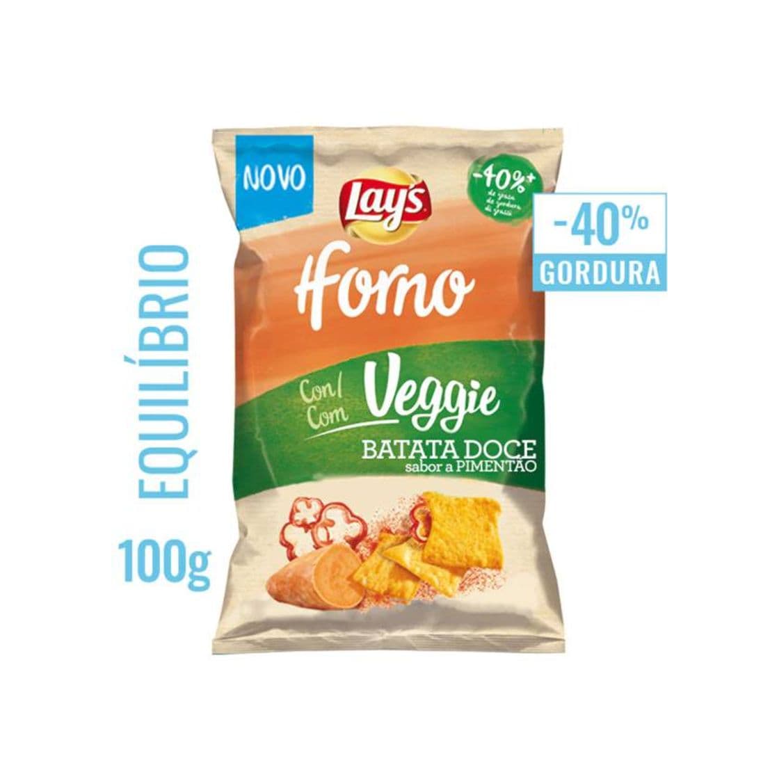 Product Snack Veggie Forno Batata Doce