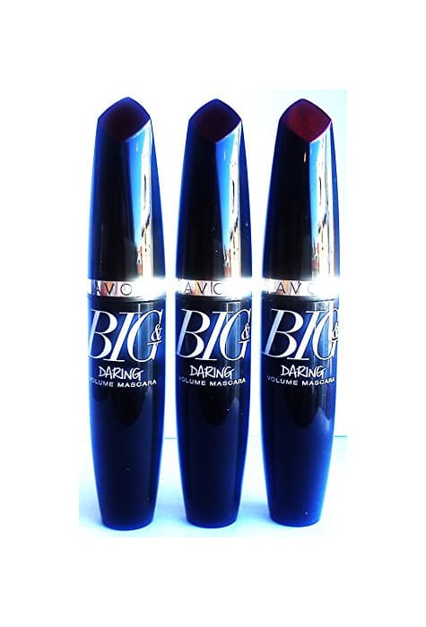 Belleza 3 x Avon Big & Daring Volumen Máscara Rímel Negro Extrema 10ml