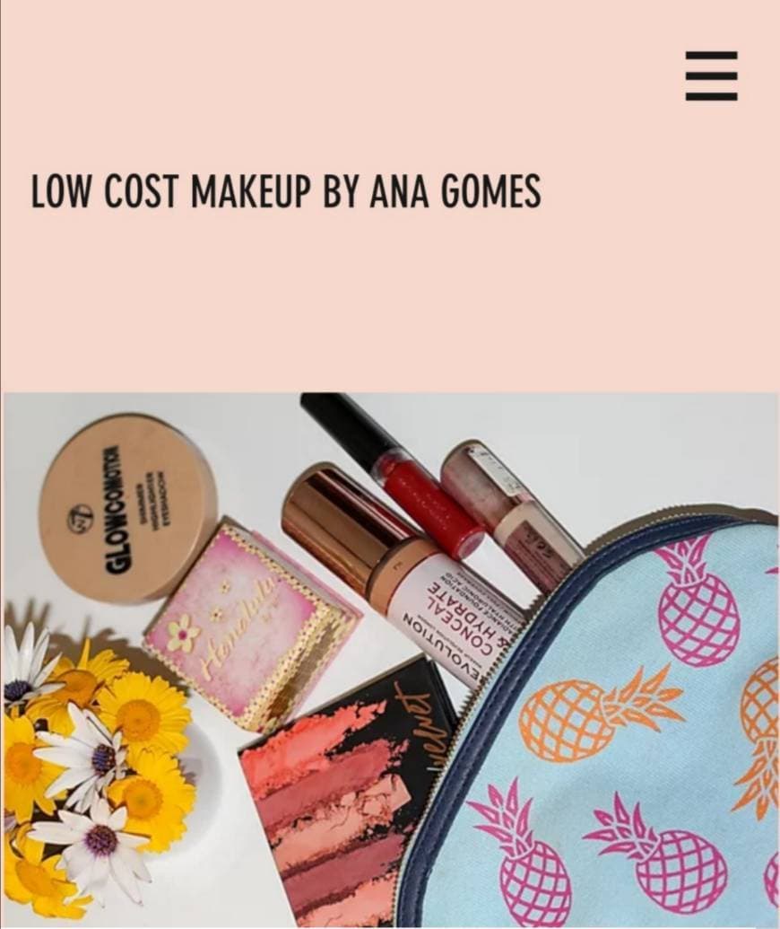 Fashion Blog low cost makeup by Ana Gomes 