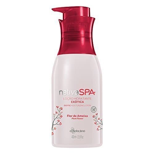 Belleza Linha Nativa SPA Boticario - Locao Hidratante Exotica Flor de Ameixa 400