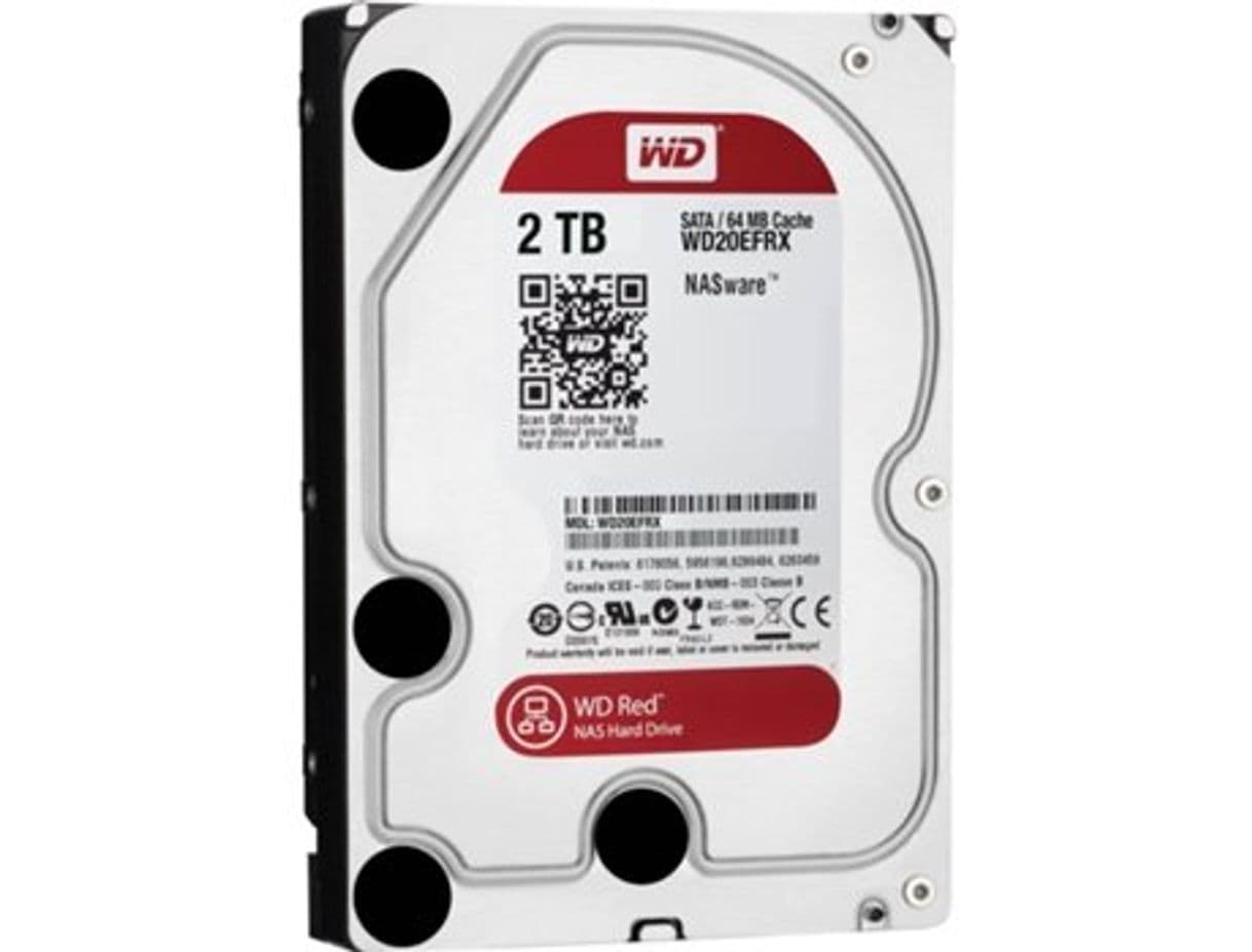 Moda Disco HDD Interno WESTERN DIGITAL 2TB Caviar Red 