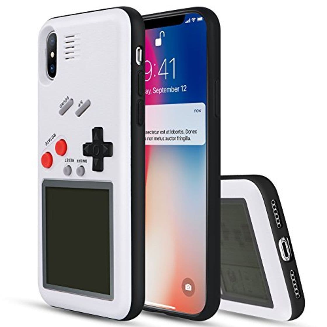 Producto YOEDGE Game Boy Funda para iPhone X, Cárcasa Antigolpes Game Console Cover