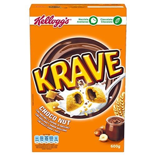 Product Kellogg's Cereales Krave Choco and Nuts - Paquete de 6 x 600