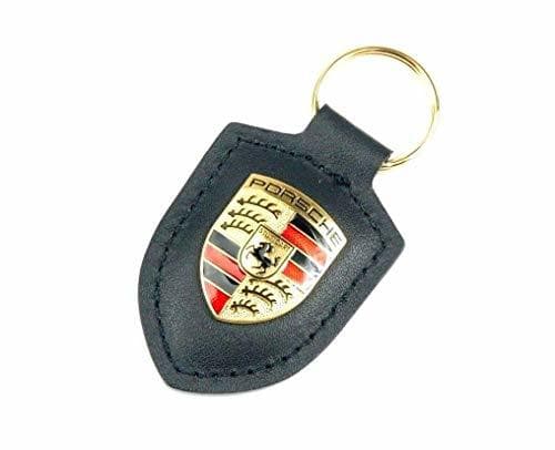 Product Original Porsche Crest Llavero de Cuero