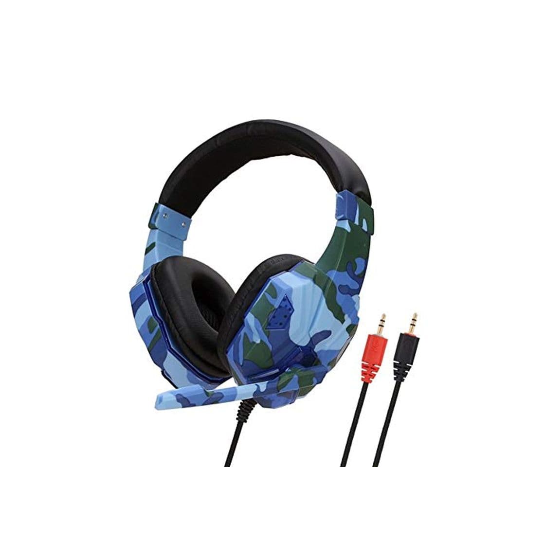 Product RJJX Home Ejército Verde Gaming Headset con micrófono con Cable Auriculares Fone