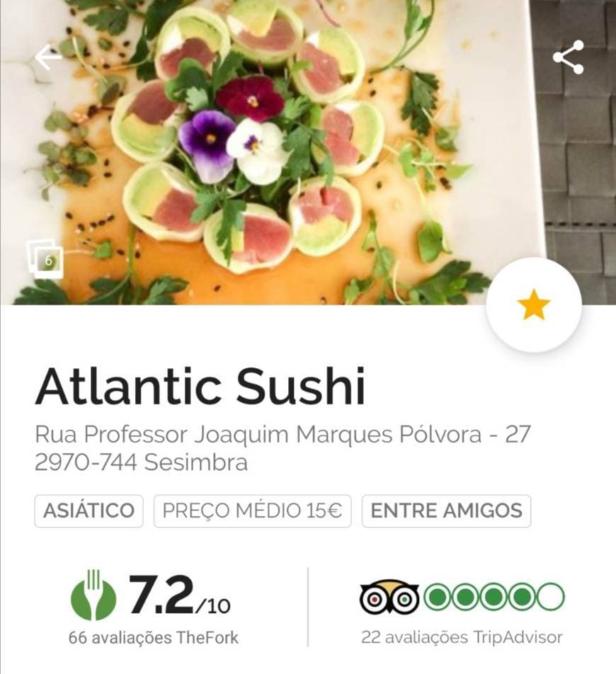 Restaurants ATLANTIC SUSHI