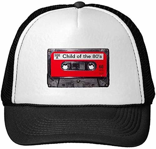 Product Cap clothes Funny 80'S Red Label Cassette Trucker Hat