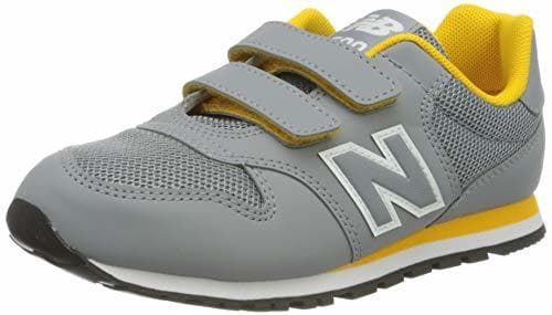 Place New Balance 500, Zapatillas para Niños, Gris