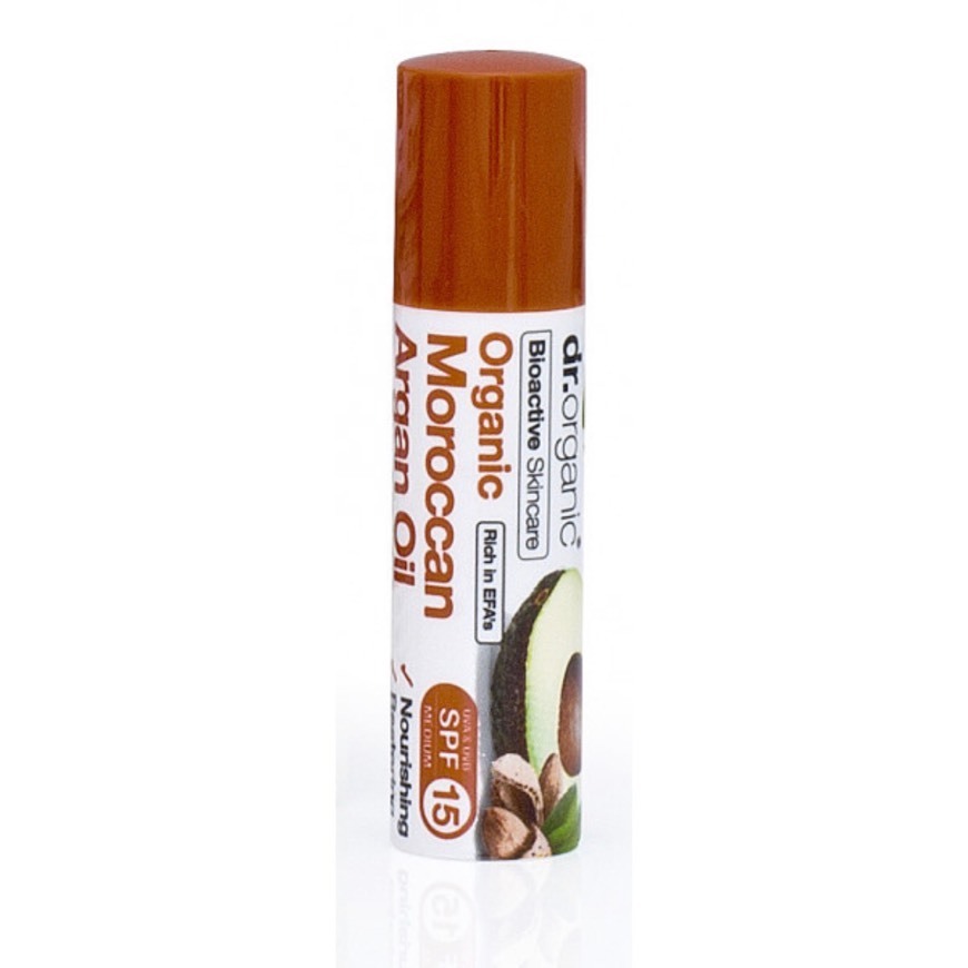 Fashion Bálsamo labial de aceite de argán Dr Organic precio