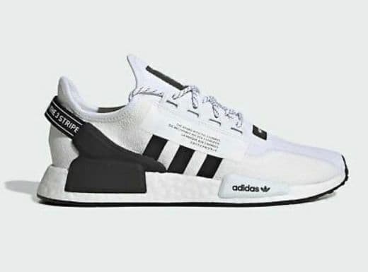 Moda Adidas nmd r1v2 white 