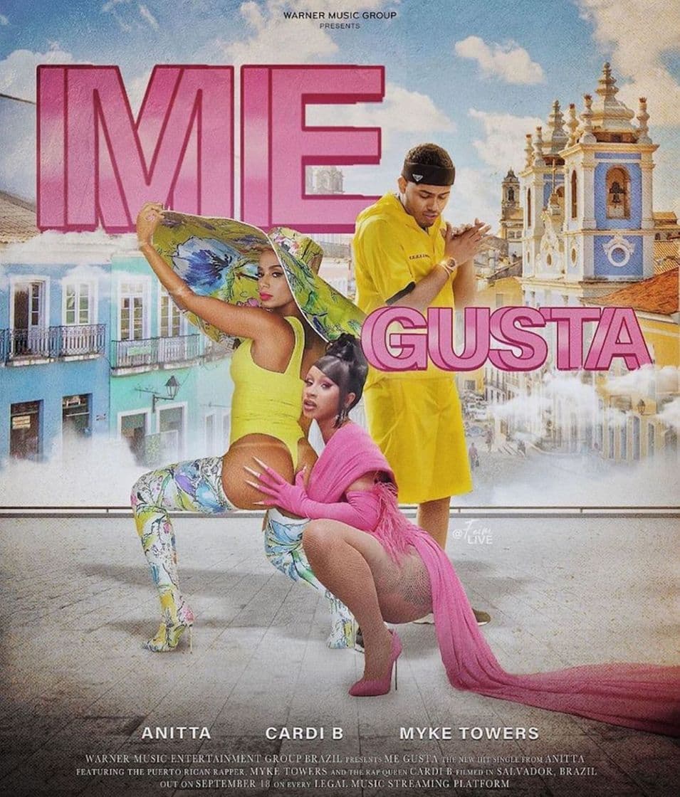 Canción Me Gusta - Anitta, Myke Towers, Cardi B 