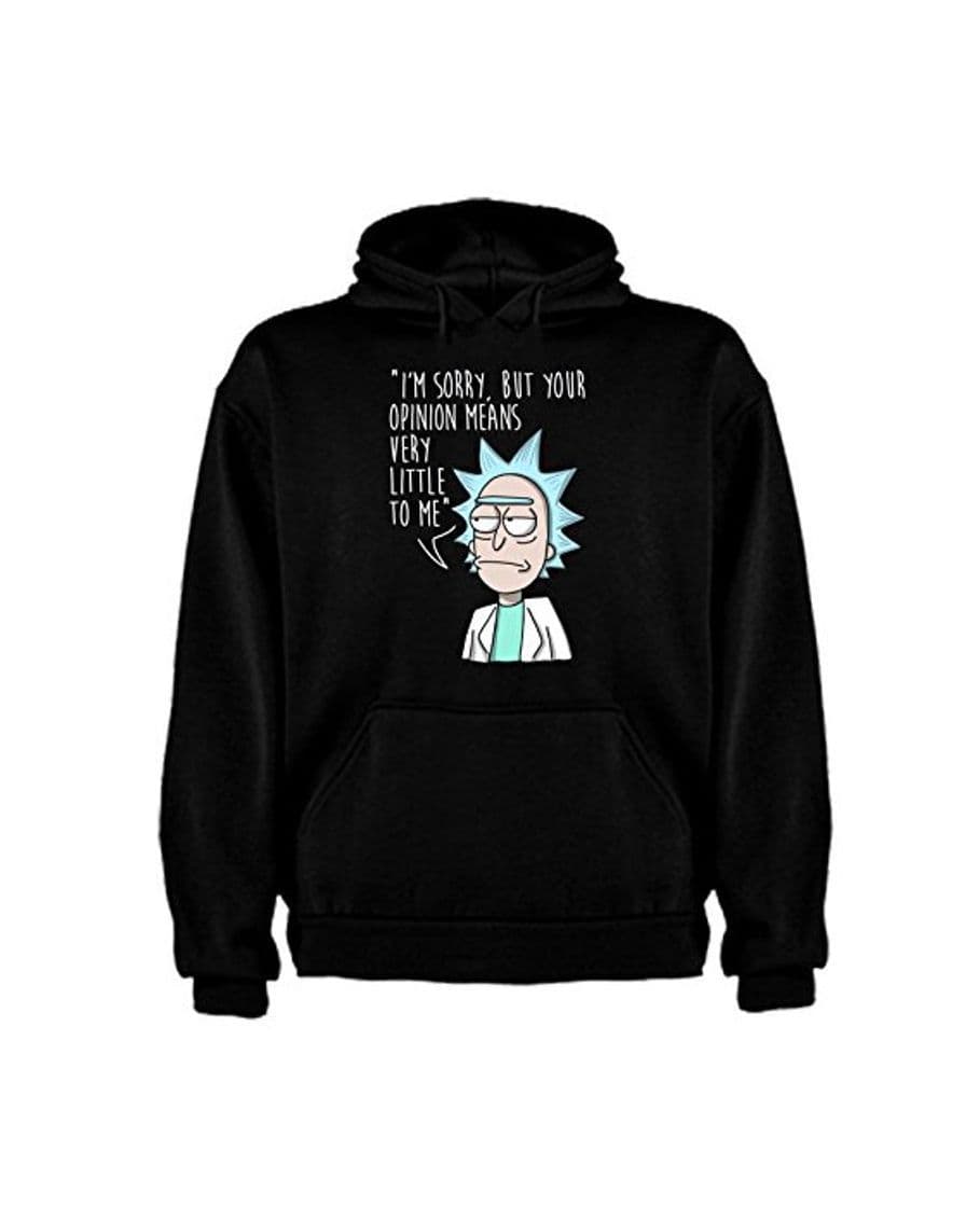 Moda The Fan Tee Sudadera de Hombre Rick Divertida Friky Morty Smith Tiny