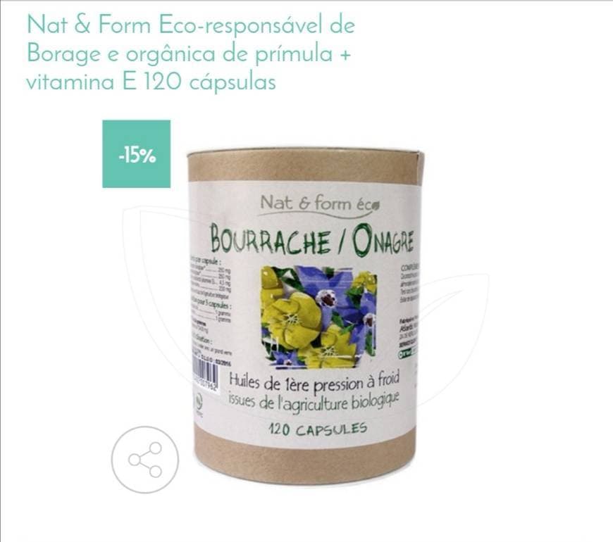 Producto Borage e orgânica de prímula