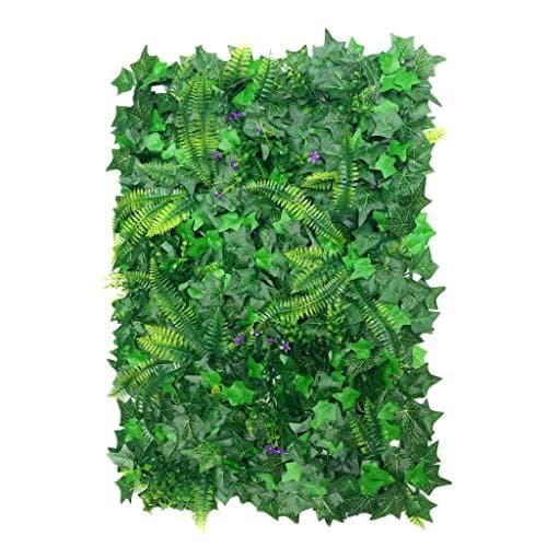 Home 40 * 60cm Césped de Plantas Flor Hierba Hoja Enredaderas Artificiales Pared