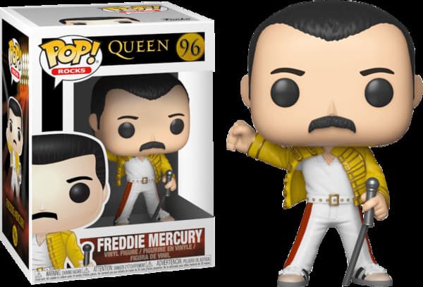 Fashion Funko Pop! Queen: Freddie Mercury Wembley 1986 - 96 - Music ...