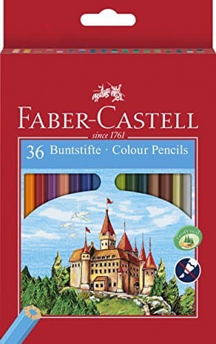 Producto Faber Castell 120136 - Estuche cartón con 36 lápices hexagonales multicolor