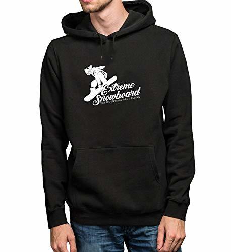 Lugar Extreme Snowboarding Authentic Vintage_R1469 Hoodie Capucha Sweater Pullover Sweatshirt Unisex Black Gift-