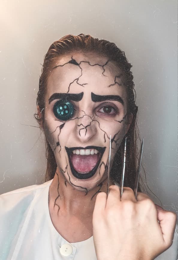 Moda Halloween makeup 🔪 