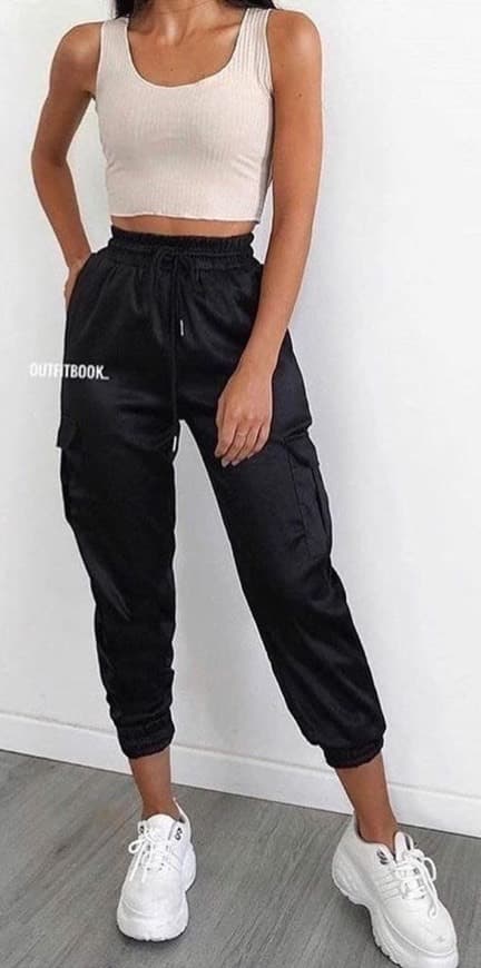 Moda sweatpants com top