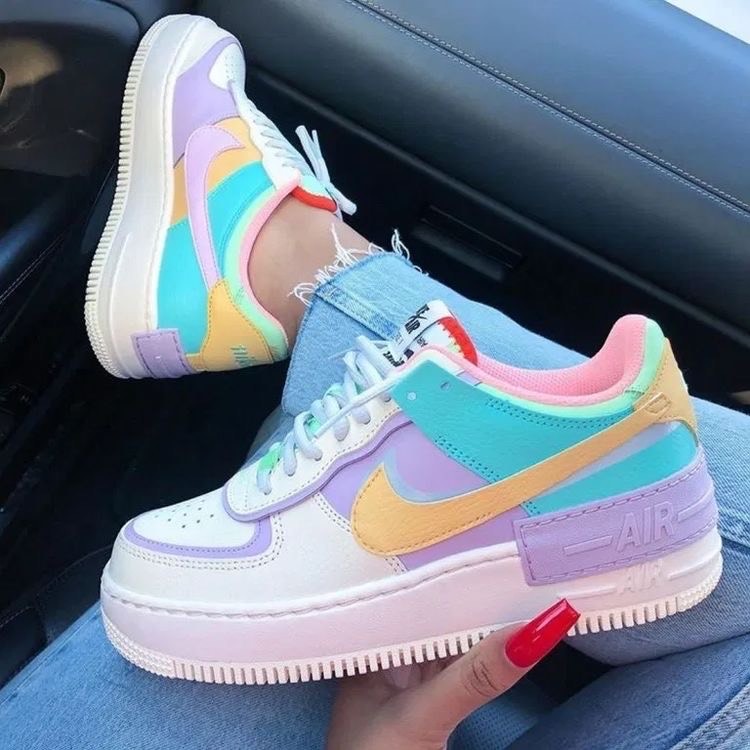 Moda Nike air force 1 shadow pastel