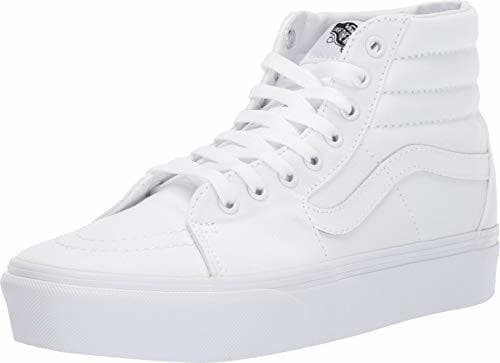 Fashion Vans Unisex SK8-Hi Platform 2 Canvas True White Entrenadores 38 EU