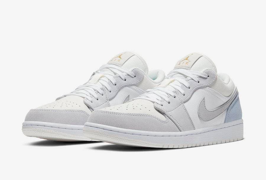 Fashion Nike Air Jordan 1 Low Sky Grey