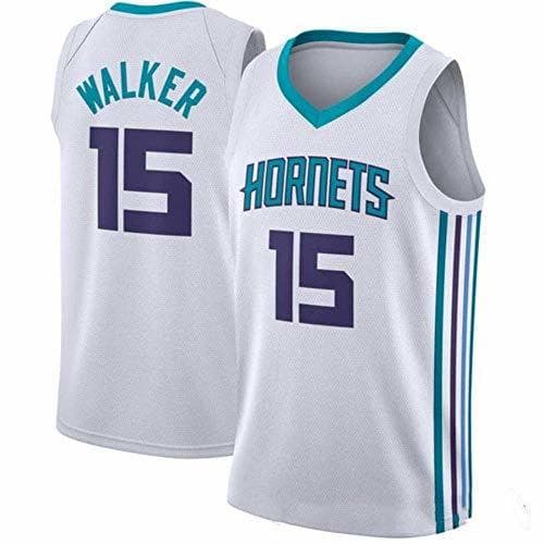 Lugar LITBIT Los Hombres de Baloncesto Jersey City Charlotte Hornets 15# Walker Transpirable