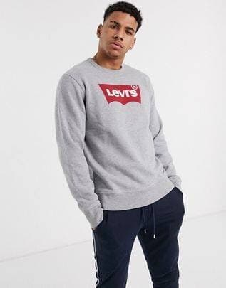 Product Sweat Levis Cinza