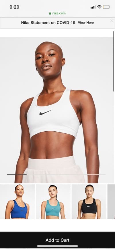 Producto Nike sportsbra