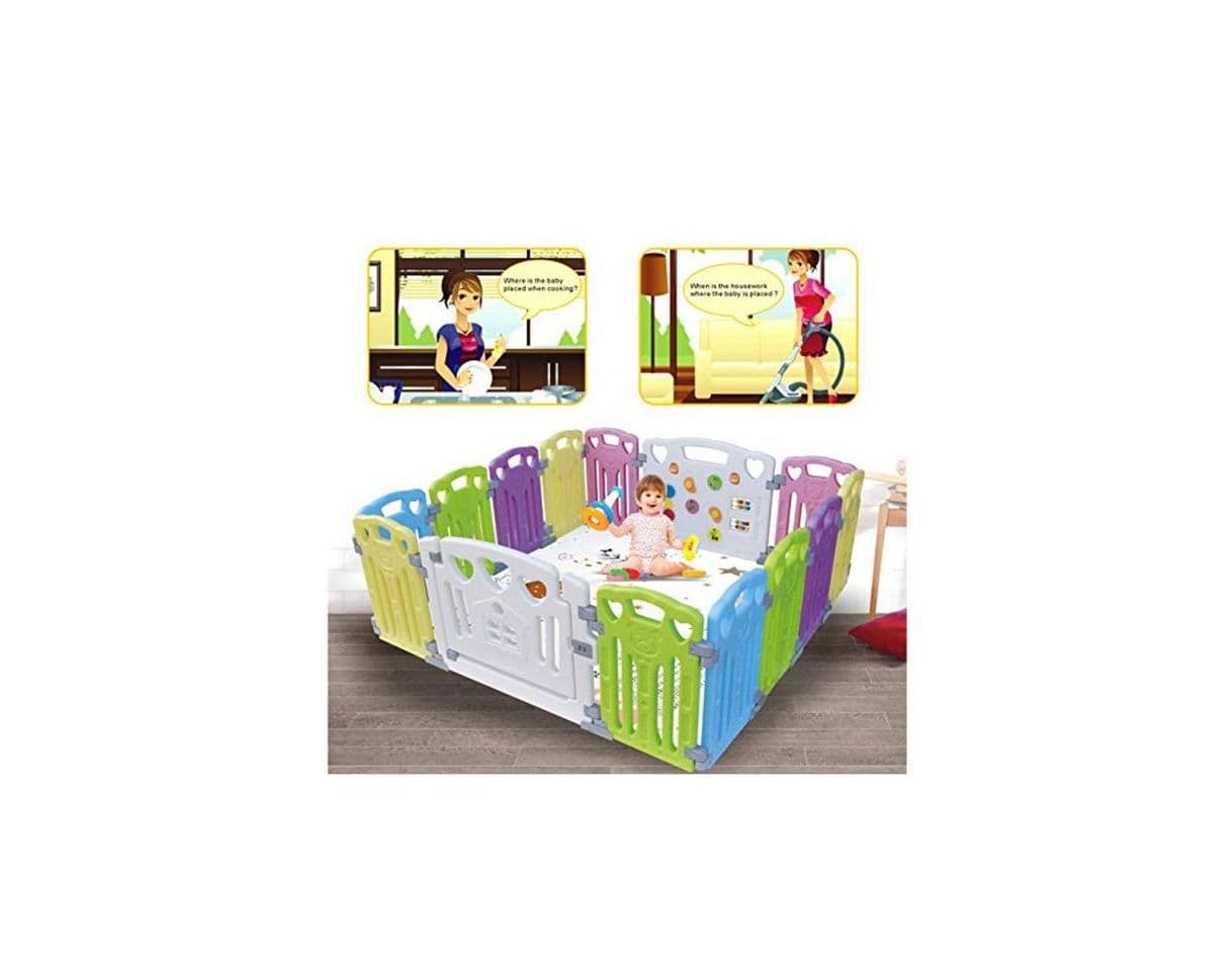 Product Baby Playpen - Centro de actividades para niños, juego de seguridad en