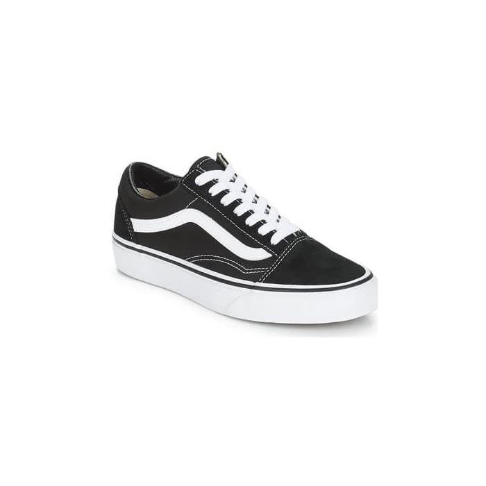 Moda Vans Old Skool, Zapatillas Unisex Adulto, Negro