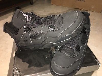 Fashion Nike Air Jordan 4 Retro 'Black Cat' 2006