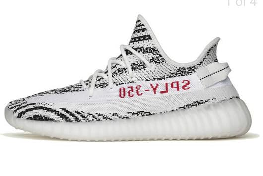 Moda Yeezy boost zebra 