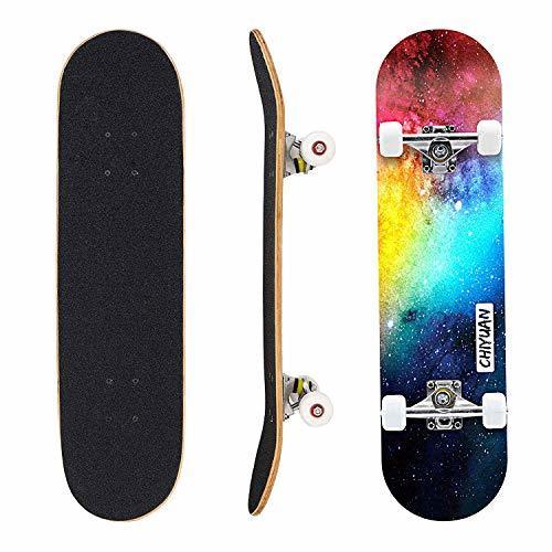 Product Eseewin Skateboard 7 Capas Decks 31"x8 Pro Skate Board Completo Maple Wood